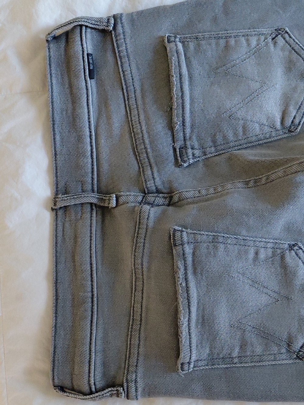 Mother The Doozy Sneak (Not Frayed) Gray Size 25 EUC - Picture 11 of 16